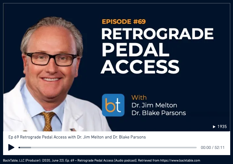 BackTable podcast host Dr. Aaron Fritts