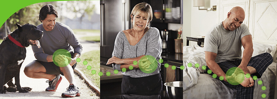 People suffering from joint pain